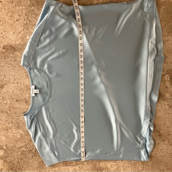 Nordstrom light blue silky dolman top Sz S - Picture 6 of 7